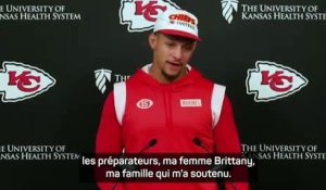 Chiefs - Mahomes : "L'objectif a toujours été d'être prêt pour la reprise"