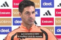 Arsenal - Arteta : "Bâtir le meilleur club du monde"