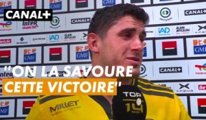 PAUL BOUDEHENT RÉAGIT SUITE À LA VICTOIRE DU STADE ROCHELAIS FACE À TOULON.