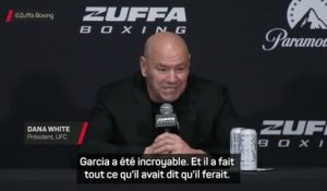 WBC - Dana White : “Garcia a été incroyable, c’est l’un des meilleurs au monde”