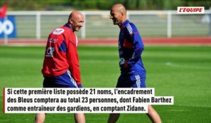 Ils seront au total 23 : la FFF officialise le staff de Zinédine Zidane - Foot - Bleus