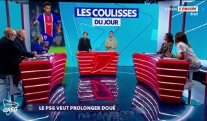 Le PSG à l'heure des prolongations : après Dembélé et Kvaratskhelia, le club a proposé un nouveau contrat à Désiré Doué - Foot - Ligue 1 - PSG