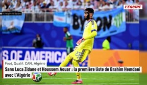Sans Luca Zidane et Houssem Aouar : la première liste de Brahim Hemdani avec l'Algérie - Foot - Qualif. CAN - Algérie