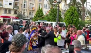 Florentino Pérez en visite à Ceuta après la polémique avec Mbappé, Vinicius et Konaté - Foot