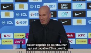 France - Zidane : "Cherki ? c'est un joueur que j'aime"