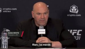 UFC - Le moment où Dana White annonce la grande nouvelle pour Gane