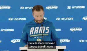 Rams - McVay annonce le probable retour d'Aaron Donald face aux Giants