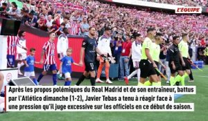 Javier Tebas dézingue Mourinho et le Real Madrid après la polémique sur l'arbitrage - Foot - Liga