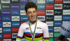 Championnats du Monde UCI Montréal 2026 - Ryan Gal après sa médaille d'or sur le contre-la-montre