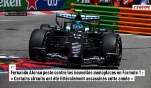 Fernando Alonso peste contre les nouvelles monoplaces en Formule 1 : « Certains circuits ont été littéralement assassinés cette année » - F1