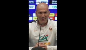 Turquie-France : l'émotion de Zidane avant son premier match
