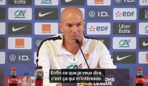 Bleus - Zidane sur Cherki : "Ce qui m'intéresse, c'est ce qu'il peut faire sans le ballon"