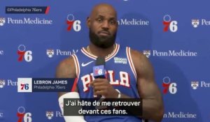 76ers - Les fans et Maxey, LeBron James explique pourquoi il a choisi Philadelphia