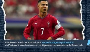 Portugal - Ronaldo a quitté le rassemblement !