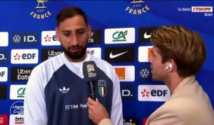 Gianluigi Donnarumma après France - Italie : « L'Italie a démontré qu'elle était une grande équipe » - Foot - Ligue des nations - Italie