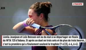 Léolia Jeanjean domine Loïs Boisson au bout d'une finale irrespirable au WTA 125 d'Adana - Tennis