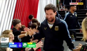 L'entrée de l'Argentine pour la dernière de Lionel Messi - Foot