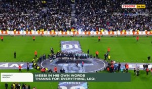 Le discours d'adieu de Lionel Messi à la sélection argentine - Foot