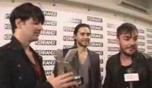 30 Seconds to Mars interview at the Kerrang Awards 2008