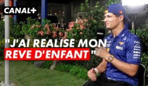 Lando Norris : "J'ai réalisé mon rêve d'enfant"