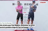 Nouvelle victoire pour Paul Magnier, dominateur au sprint à l'issue de la première étape du Tour du Guangxi - Cyclisme
