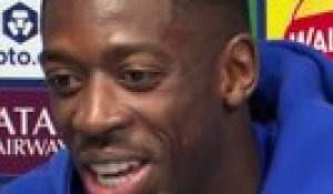 Ousmane Dembélé sur sa mise au repos avant Manchester City : “C’est le coach qui décide”