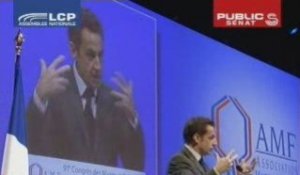 Discours N.Sarkozy au congrès de l'AMF