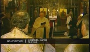 Les serbes célèbrent le Noël orthodoxe