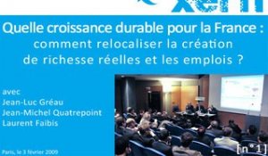 [1] QUELLE CROISSANCE DURABLE POUR LA FRANCE ?
