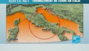 Tremblement de terre en Italie: la toile réagit