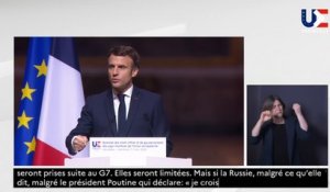 DIRECT - Conférence de presse d'Emmanuel Macron après le sommet de Versailles