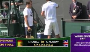 Wimbledon, demi-finale : Nadal renverse Murray.