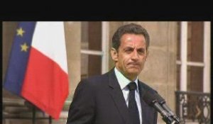 Déclaration de Nicolas Sarkozy sur sa santé