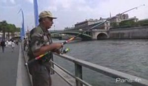 Le pêcheur de Paris Plages : une rencontre à faire !
