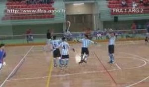 RINK HOCKEY - CHAMPIONNAT DU MONDE JUNIOR 2009 : Résumé de France / Argentine