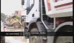 Opérations de sauvetage en Sicile