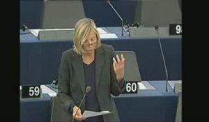 Intervention de Marielle de Sarnez au Parlement Européen
