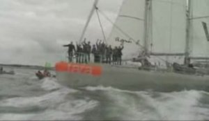 Tara Océans : départ de Lorient, premier jour en mer