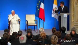 Visite de Benoît XVI : le discours de Nicolas Sarkozy