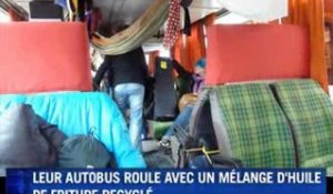 Des militants français en route vers Copenhague en bus éco