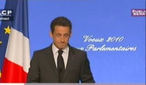 Voeux de Nicolas Sarkozy aux parlementaires
