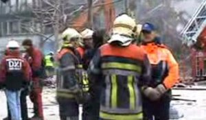Explosion d'un immeuble à Liège - DVI recherche des corps