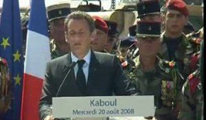 Allocution devant les militaires français en Afghanistan