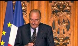 Prix de la Fondation Chirac à la Sorbonne: Discours M.Chirac