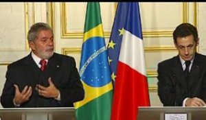 Conférence de presse avec le Président Lula