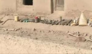 Afghanistan : découvertes de caches d'armes et d'IED