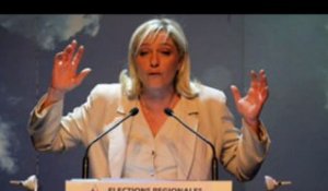 Marine Le Pen tape à droite