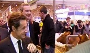Sarkozy au Salon de l'agriculture
