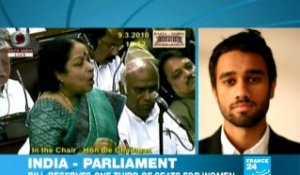 India: Upper house passes women’s bill