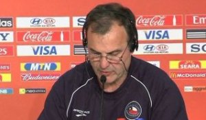 Football365 : Conférence de M.Bielsa (Chili) avant la Suisse